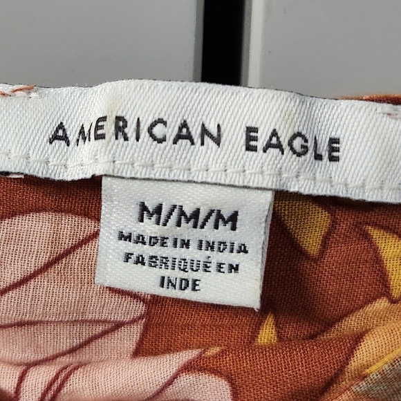 American Eagle Square Neck blouse Sz M - Picture 5 of 9